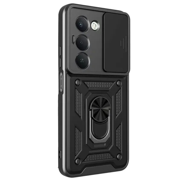 Xiaomi Redmi 15 4g Pars Lens Yüzüklü Silikon - Siyah