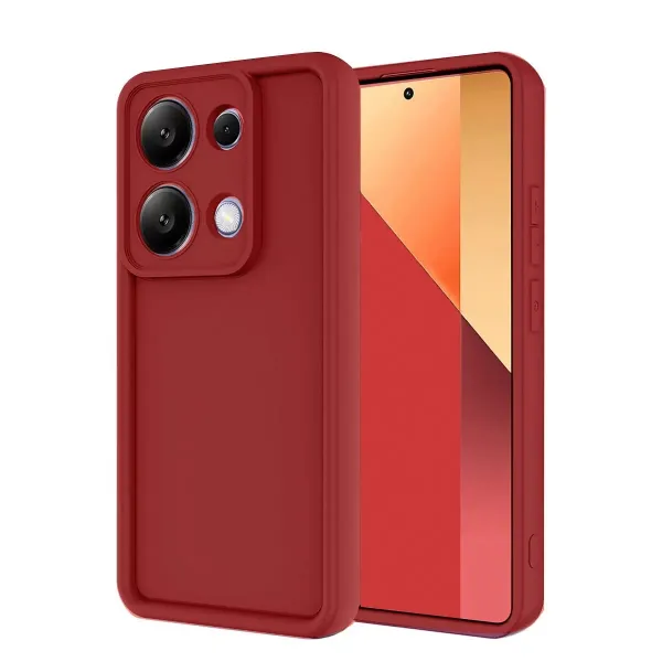 Xiaomi Redmi Note 13 Pro 4g Kılıf Viera Silikon - Kırmızı