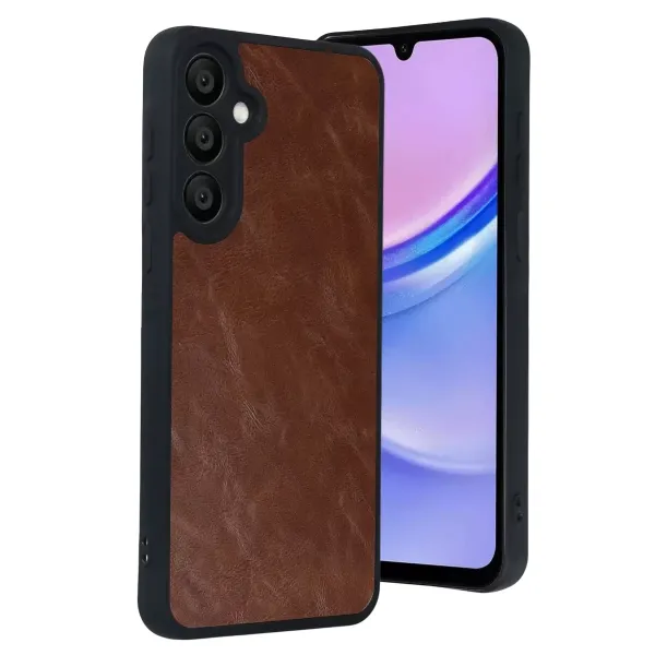 Samsung Galaxy A37 5g Aras Deri Kapak - Taba