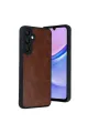 Samsung Galaxy A37 5g Aras Deri Kapak - Taba
