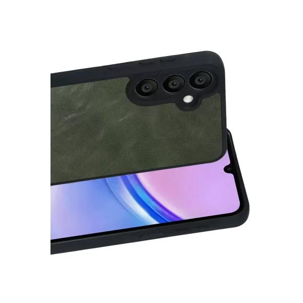 Samsung Galaxy A37 5g Aras Deri Kapak - Yeşil