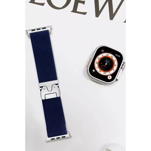 Apple Watch 42mm Forest Kumaş Kordon - Lacivert