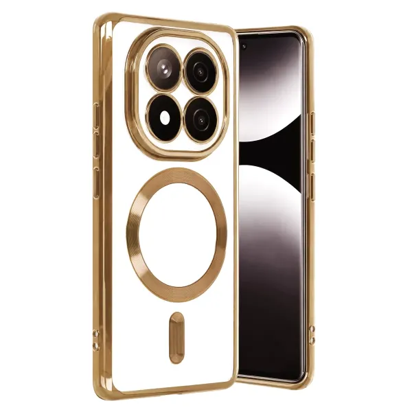 Xiaomi Redmi Note 15 Pro Plus 5g Kross Magneticsafe Kapak - Gold