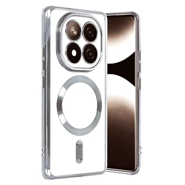 Xiaomi Redmi Note 15 Pro Plus 5g Kross Magneticsafe Kapak - Gümüş