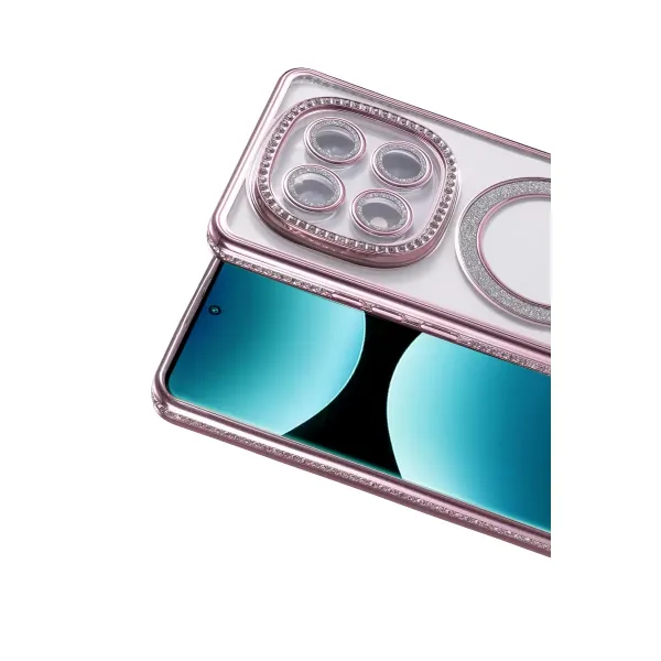 Xiaomi Redmi Note 15 Pro Plus 5g Joke Simli Magneticsafe Kılıf - Pembe
