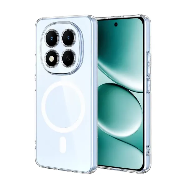 Xiaomi Redmi Note 15 Pro 4g Combo Sert Şeffaf Magsafe Kapak - Şeffaf