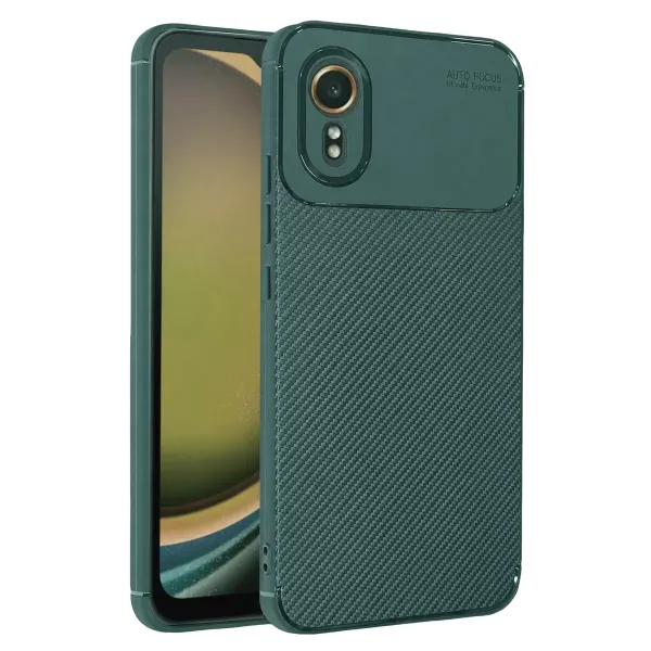 Samsung Galaxy Xcover 7 Kılıf Auto Focus Karbon Kapak - Yeşil