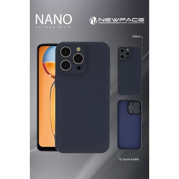 Xiaomi Redmi 13c Kılıf Nano İçi Kadife Silikon - Lila