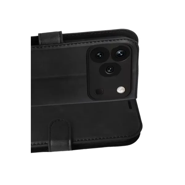 Huawei Honor 600 Pro Trend S Plus Kapaklı Kılıf - Siyah