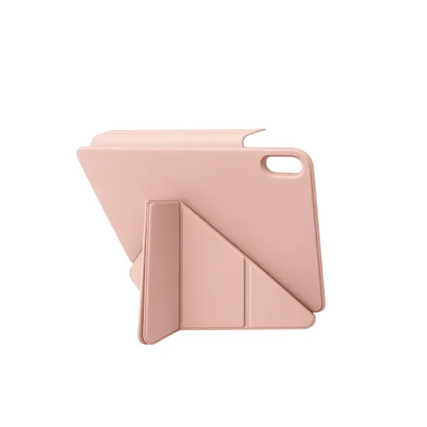 Apple İpad 2025 10.9 10.nesil (a16) Edz Manyetik Standlı Tablet Kılıfı - Rose Gold