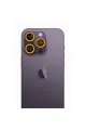 Apple İphone 12 Pro Max Neon Fosforlu Kamera Lens - Sarı