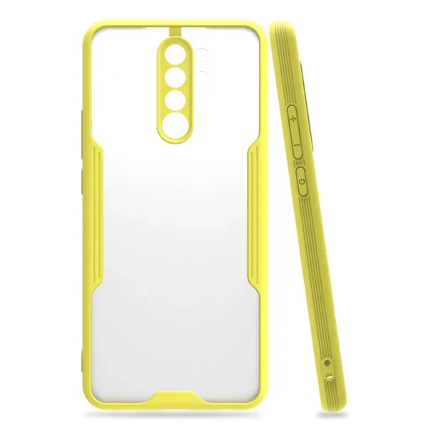 Xiaomi Redmi Note 8 Pro Kılıf Platin Silikon - Sarı