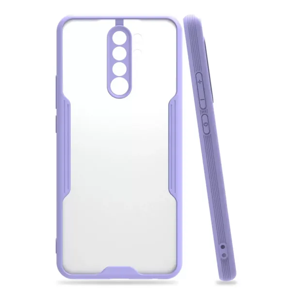 Xiaomi Redmi Note 8 Pro Kılıf Platin Silikon - Lila