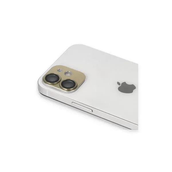 Apple İphone 11 Pers Alüminyum Kamera Lens - Gold