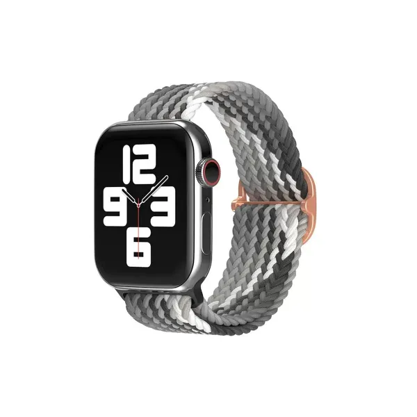 Watch 22mm  Kordon - Gri-siyah
