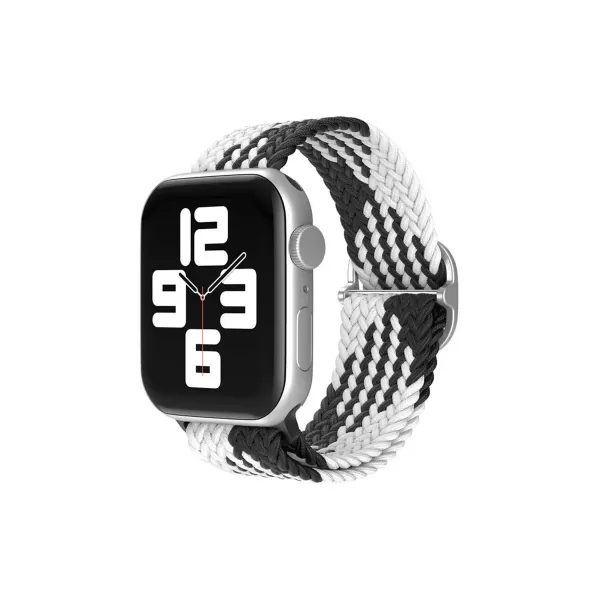 Watch 22mm  Kordon - Siyah-beyaz