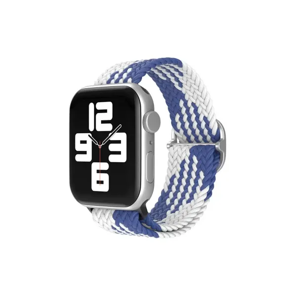 Watch 22mm  Kordon - Mavi-beyaz