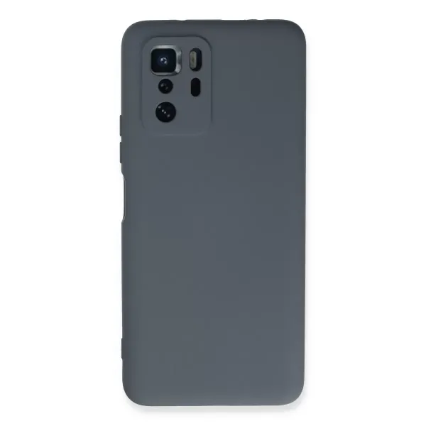Xiaomi Poco X3 Gt Kılıf Nano İçi Kadife Silikon - Gri
