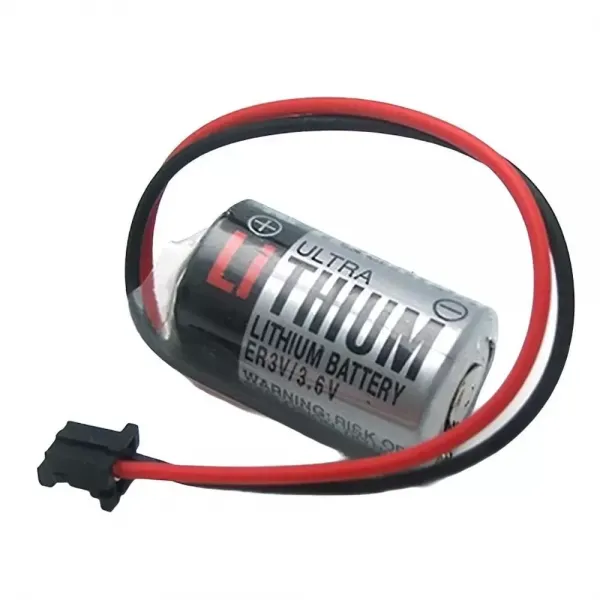 Toshiba Er3v 3.6v 1/2aa Size Lithium Pil - Siyah Soket