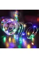 Gd968 Şerit Pilli Aydınlatma 10 Metre 100 Adet Rgb Peri Led