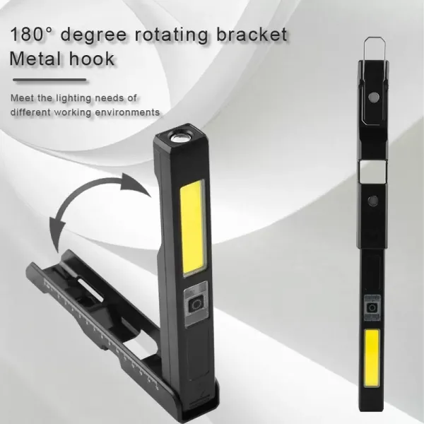Gold Silver Gs-2070 30w Şarjlı Mıknatıslı Katlanabilir Led Çalışma Tamirci Feneri