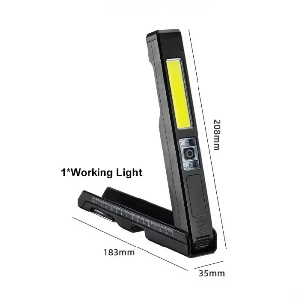 Gold Silver Gs-2070 30w Şarjlı Mıknatıslı Katlanabilir Led Çalışma Tamirci Feneri