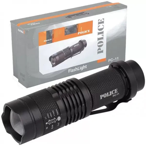 Pc-11 Power Led+zoom Kalem Pilli El Feneri