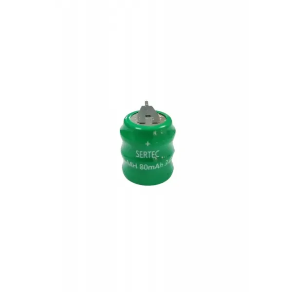 Sertec - 3.6v 3s1p 80 Mah 2 Pin Nı-mh Buton Pil