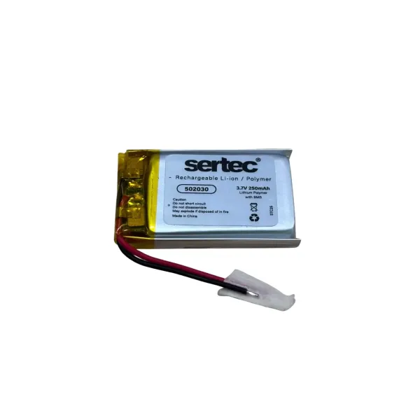 Sertec 502030 3.7v 250 Mah Li-polymer Pil (devreli/1.5a)