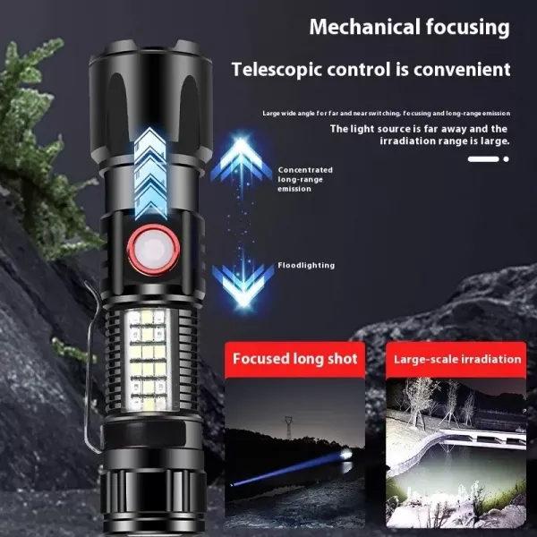 Wison Ws-2828 1000 Lümen Mıknatıslı Usb Şarjlı El Feneri