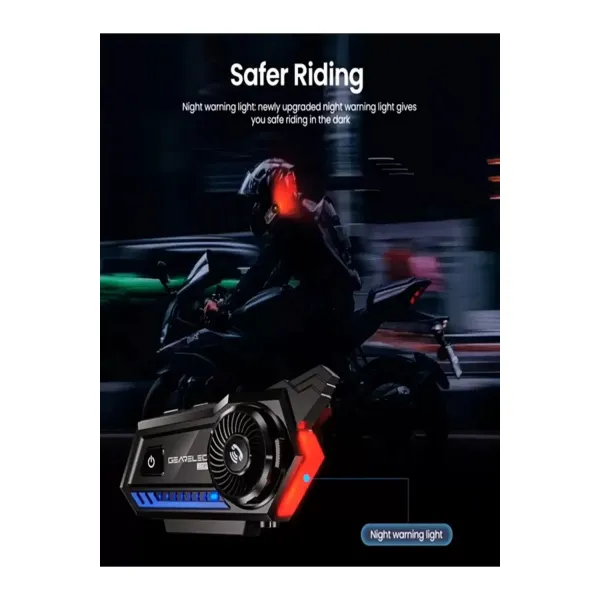 Bt57 Motosiklet Kask Kulaklık Intercom Işıklı Motorsiklet Interkom