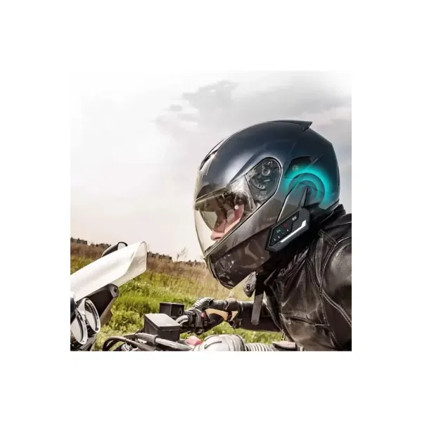 Bt62 Motosiklet Kask Kulaklığı Bluetooth Intercom 2 Intercom Bağlantılı