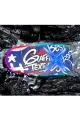 Helmet Graffiti Motor Kask Kulaklık Rgb Modlu Su Geçirmez 6.0 Bluetooth Intercom Yenı Model