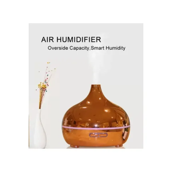Hava Nemlendirici Parlak Gold Aromatik Oda Kokusu 550 Ml Kahve Aroma Difüzörü Buhar Nemlendırıcı