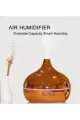 Hava Nemlendirici Parlak Gold Aromatik Oda Kokusu 550 Ml Kahve Aroma Difüzörü Buhar Nemlendırıcı