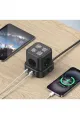4lü Akım Korumalı Priz Gece Lambalı 2xusb 2xtype-c Çıkış Yüksek Gerilim Koruma Çoklu Priz Çoğaltıcı