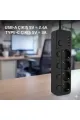 Akım Korumalı 4’lü Priz 2xusb 2xtype-c Çıkış Yüksek Gerilim Koruma Priz Çoğaltıcı