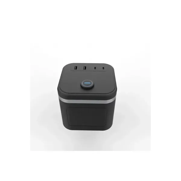 Termal Akım Korumalı Isıya Dayanıklı 3’lü Duvar Tipi Priz 2x Usb 2x Typce 3680 W