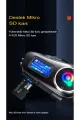 Q58-max Radyolu 2 Kişi Bağlantılı Bluetooth Kask Kulaklık Ekranlı Fenerli Müzik Ve Telsiz Intercom