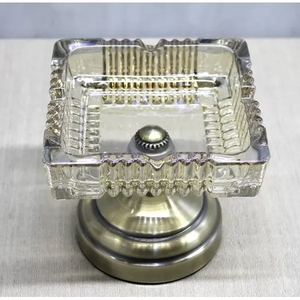 Metal Ayaklı Cam Küllük Alk4878