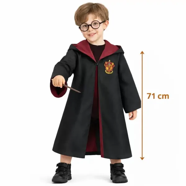 Harry Potter Bebek Kostüm Seti – Asa Gözlük Pelerin 71 Cm (2-4 Yaş)