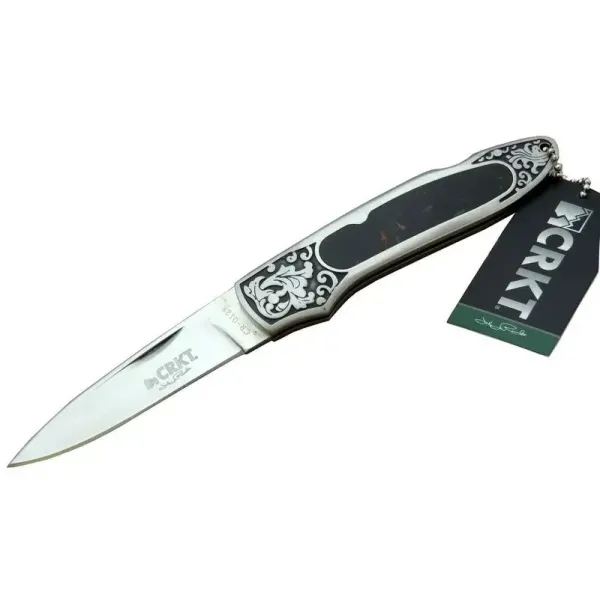 Cr 0128 Khv Kamp Çakı 18 Cm - Metal Desenli Sap, Kılıflı, Kutulu