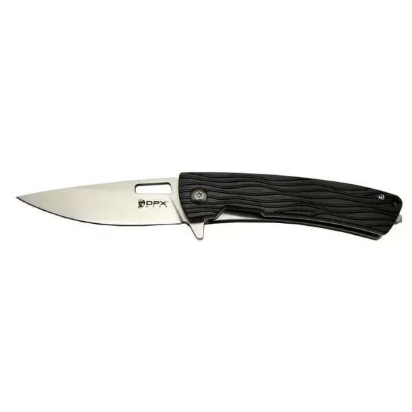 Dpx Gear Aculus F004 Bk Siyah Kurtarma / Kamp Çakı 18cm - Yarı Otomatik, Cam Kırma Aparatlı, Kemerlikli, Kutulu