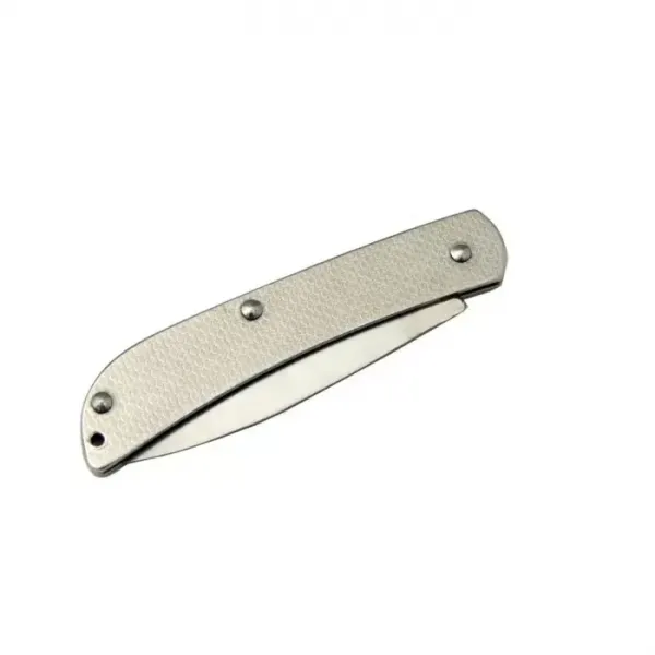 Metal Yerli Akarsu 15,5 Cm Kamp / Outdoor Çakı  - Yarı Otomatik