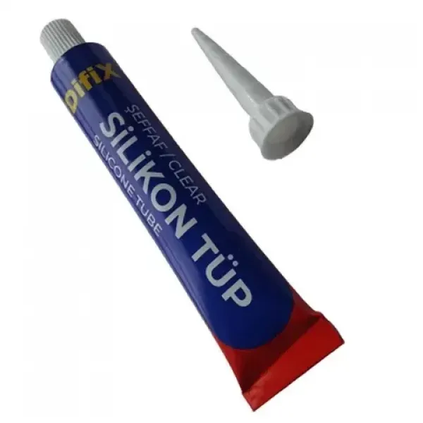 Difix Tüp Silikon Şeffaf 50 Gr