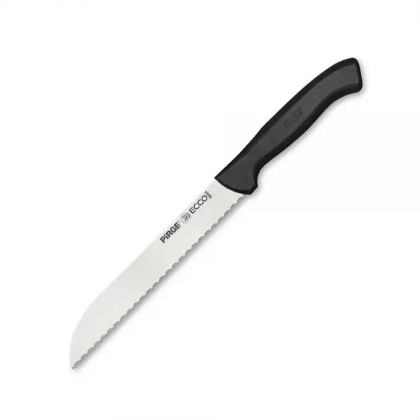38024 Ecco Pro Ekmek Bıçağı 17,5 Cm - Siyah