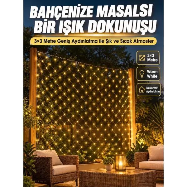 Sıcak Gün Işığı Led İle Geniş Alanlarda Göz Alıcı Dekorasyon