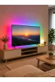 Uzaktan Kumandalı Rgb Şerit Led 5 Metre 12v 5050 Smd Çok Renkli Dekoratif Işık Seti