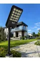 Solar Led Bahçe Lambası Hareket Sensörlü Uzaktan Kumandalı Dış Mekan Aydınlatma