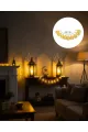 Ramazan Ve Bayram Dekoratif Led Işık Cami Figürlü Sıcak Sarı Aydınlatma